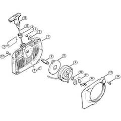 Genuine Stihl MS640 / H - Rewind starter