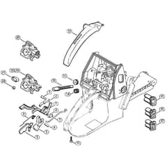 Genuine Stihl MS650 / K - Throttle control