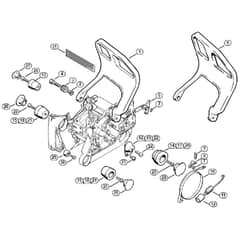 Genuine Stihl MS660 / F - AV system