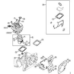 Genuine Stihl MS660 Magnum / B - Cylinder