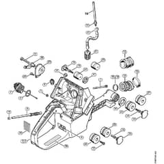 Genuine Stihl MS880 / J - Tank housing, AV-System