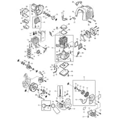 Makita MS-245.4U - Brush Cutter - Power Tool 02 Diagram