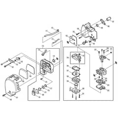 Makita MS-245.4UE - Brush Cutter - Power Tool 03 Diagram