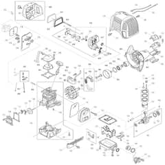 Makita MS-248.4CE - Petrol Brushcutter - Power Tool 03 Diagram