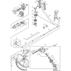 Makita MS-335.4 - Brush Cutter - Power Tool 01 Diagram