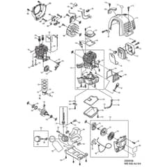 Makita MS-335.4 - Brush Cutter - Power Tool 03 Diagram