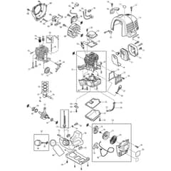 Makita MS-335.4C - Petrol Brushcutter - Power Tool 03 Diagram
