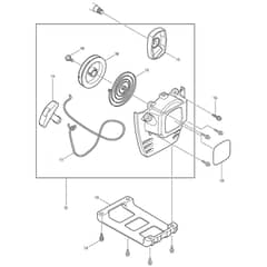 Makita MS-352.4U - Brush Cutter - Power Tool 04 Diagram