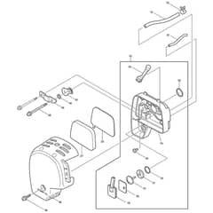 Makita MS-352.4U - Brush Cutter - Power Tool 06 Diagram