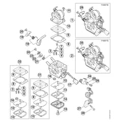 Genuine Stihl MS 362 C-M-P-group