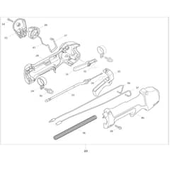 Makita MS-430.4C - Petrol Brush Cutter - Power Tool 02 Diagram
