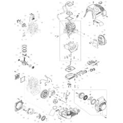 Makita MS-430.4C - Petrol Brush Cutter - Power Tool 03 Diagram