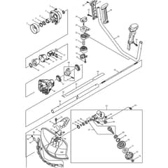 Makita MS-430.4U - Brushcutter - Power Tool 01 Diagram