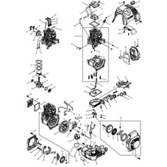 Makita MS-430.4U - Brushcutter - Power Tool 03 Diagram