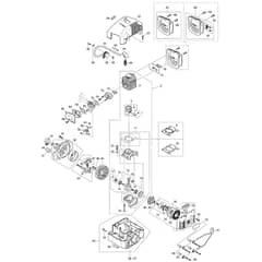 Makita MS-4510 - Petrol Brush Cutter - Power Tool 01 Diagram