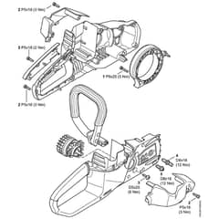 Stihl MSA120 C-B - Tightening Torques - Parts Diagram