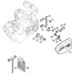 Genuine Stihl MSA161 T / C - Chain sprocket cover