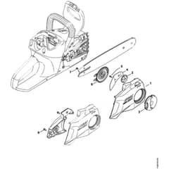 Stihl MSA200 C-B - Chain Sprocket Cover - Parts Diagram