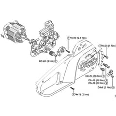 Genuine Stihl MSE141 C-Q / G - Tightening torques