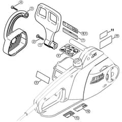 Genuine Stihl MSE180 C-BQ / E - Hand guard