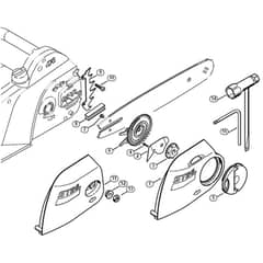 Genuine Stihl MSE180 C-BQ / F - Chain sprocket cover, Tools
