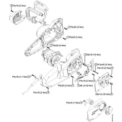 Genuine Stihl MSE190 C-BQ / H - Tightening torques