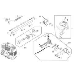 Cobra MT270K - Cordless Multi-Tool Power Head Handle Diagram