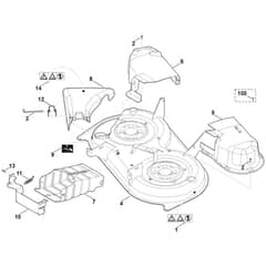 Viking MT4097.0 SX - Mowing Deck Housing - Parts Diagram