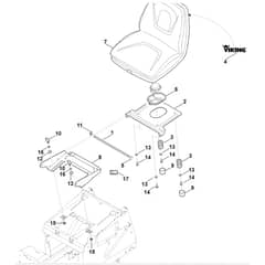Viking MT4097.0 SX - Seat - Parts Diagram