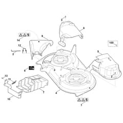 Viking MT4097.1 SX - Mowing Deck Housing - Parts Diagram