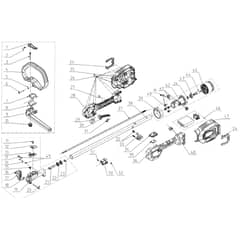 Cobra MT40VX - Cordless Multi-Tool Power Head (May 2025) Main Diagram