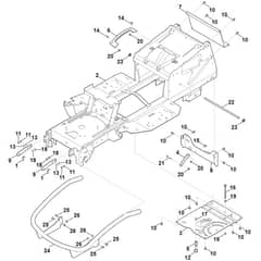 Viking MT4112.0 S - Frame - Parts Diagram