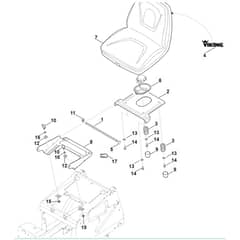 Viking MT4112.0 S - Seat - Parts Diagram