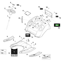 Viking MT4112.1 S - Cover - Parts Diagram