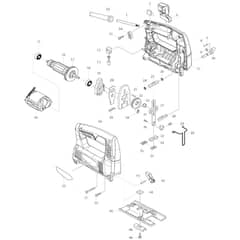 Makita MT431 - Jig Saw - Power Tool Diagram
