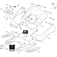 Viking MT5097.0 C - Cover - Parts Diagram