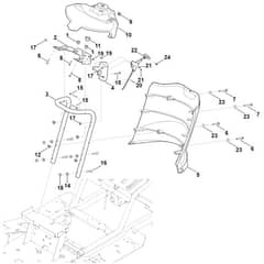 Viking MT5097.0 C - Dashboard - Parts Diagram