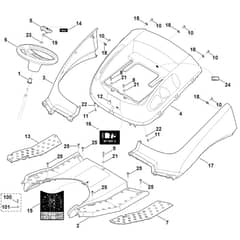 Viking MT5097.0 Z - Cover - Parts Diagram