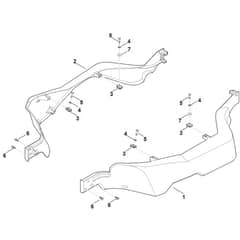Viking MT5097.0 Z - Protective Cover, Mowing Deck - Parts Diagram