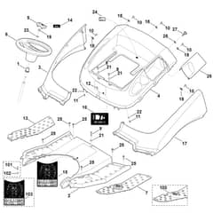 Viking MT5097.1 Z - Cover - Parts Diagram
