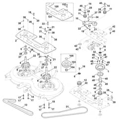 Viking MT5112.1 Z - Blade Drive - Parts Diagram