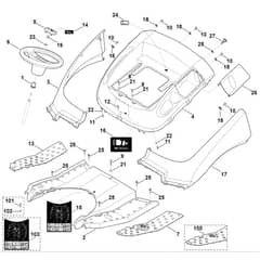 Viking MT5112.1 Z - Cover - Parts Diagram
