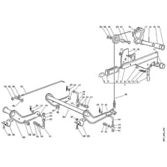Viking MT545 - Height Adjustment - Parts Diagram