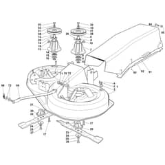 Viking MT545 - Mowing Deck 2 - Parts Diagram