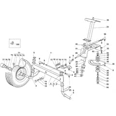 Viking MT545 - Steering - Parts Diagram