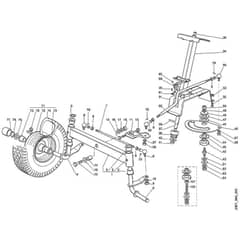 Viking MT580 - Steering - Parts Diagram