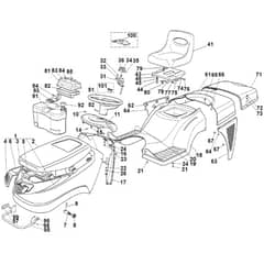 Viking MT585 - Cover - Parts Diagram