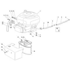 Viking MT585 L - Engine - Parts Diagram