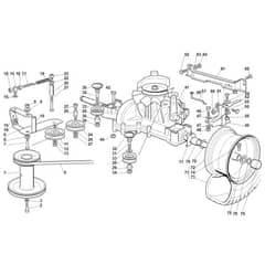 Viking MT585 L - Gear Head - Parts Diagram
