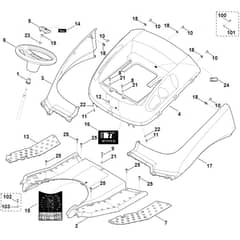 Viking MT6112.0 ZL - Cover - Parts Diagram